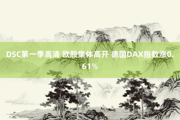 DSC第一季高清 欧股集体高开 德国DAX指数涨0.61%