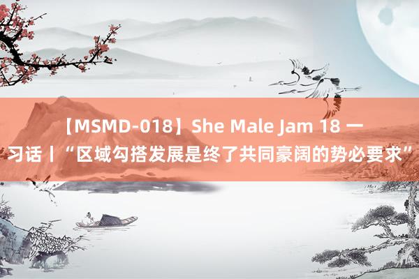 【MSMD-018】She Male Jam 18 一习话丨“区域勾搭发展是终了共同豪阔的势必要求”