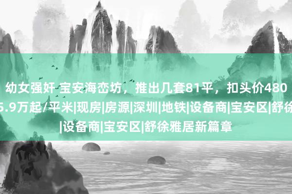 幼女强奸 宝安海峦坊，推出几套81平，扣头价480万起，单价5.9万起/平米|现房|房源|深圳|地铁|设备商|宝安区|舒徐雅居新篇章